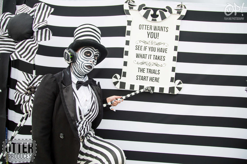 A black and white striped wants YOU to try their Trials and join the OTTERs! 