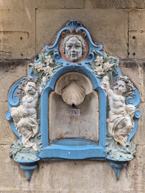 Queen Victoria drinking fountain, outside of Bristol's St. Nicks market